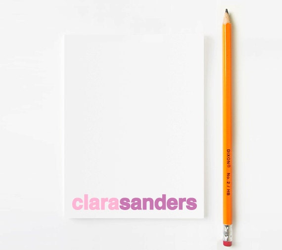 Personalized Stationery // Simple and sophisticated // Personalized Stationary // Choose your colors