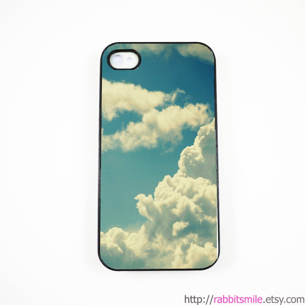 iPhone 5 Case, iPhone 4 case, iPhone 4s Cover , Hard Plastic iphone 5 Cover, cases - BLUE SKY and CLOUD