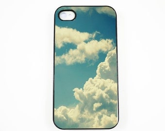 iPhone 5 Case, iPhone 4 case, iPhone 4s Cover , Hard Plastic iphone 5 Cover, cases - BLUE SKY and CLOUD