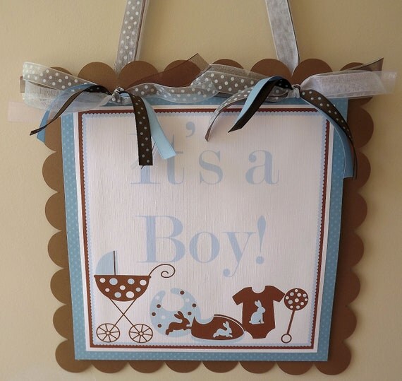 It's A Boy Collection: Door Sign Il_570xn