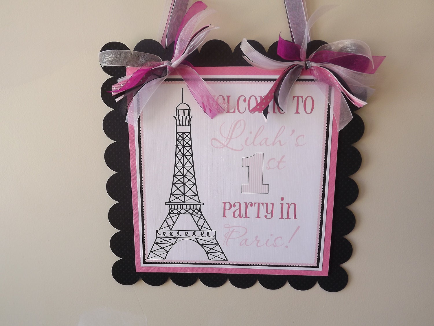 Ooh La La Collection: Door Sign, Party Sign Il_570xn