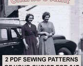 2 PDF sewing patterns of your choice