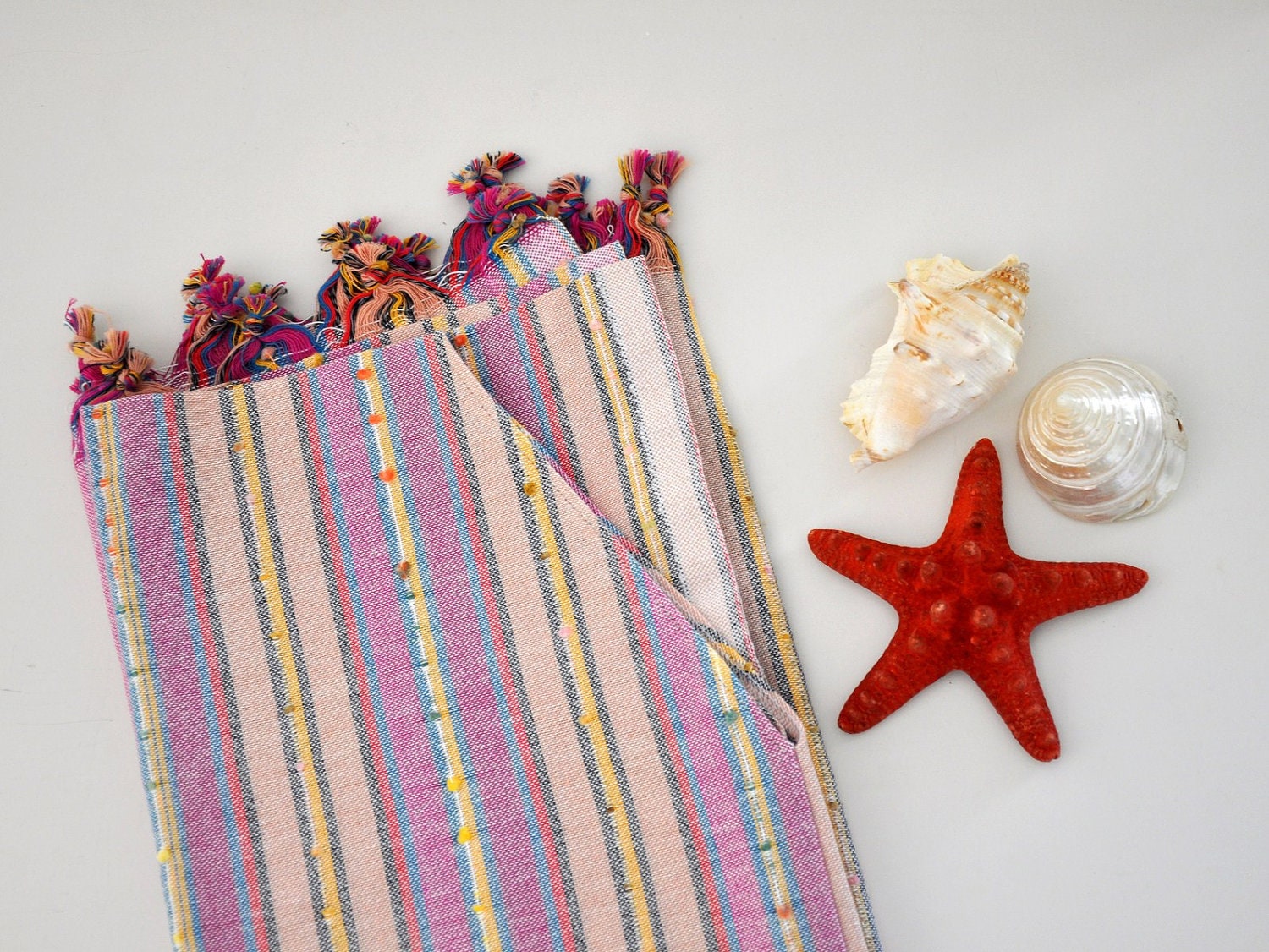 Peshtemal Dress Cotton Summer Beach Wearable Turkish Bath Towel Red Blue Purple Violet Pink Aqua Yellow