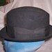 vintage mens hat fedora black richmond brothers cambridge