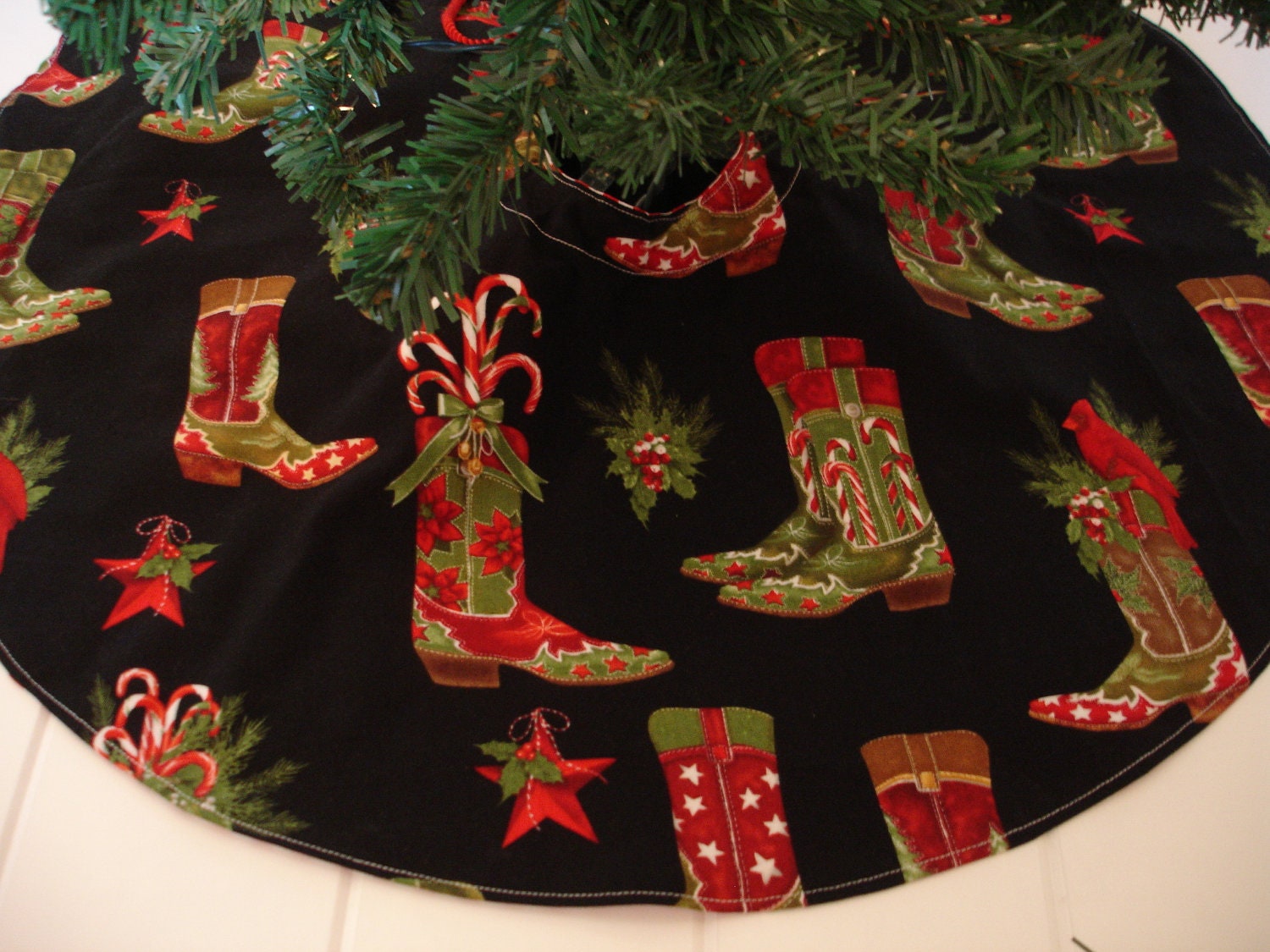 western christmas tree skirt cowboy boots tree by western christmas tree skirt cowboy boots tree by