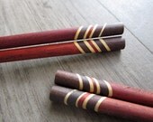 Wooden chopsticks unique & high quality 100% handmade design no.22