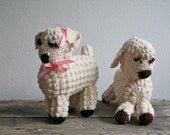 vintage Crochet Lambs