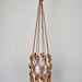 hanging floral Macrame planter
