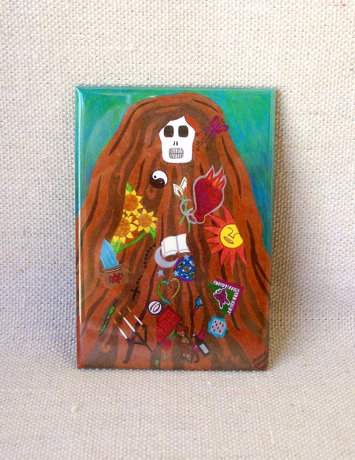Magnet - "Calavera Memories" by Susie Carranza