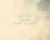 any four 10x8 or 8x8 - whimsical fine art photography, custom, nursery wall art, kitchen print, carnival, enchanting