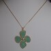 HOLIDAY GIFT - S Light Green Druzy Necklace