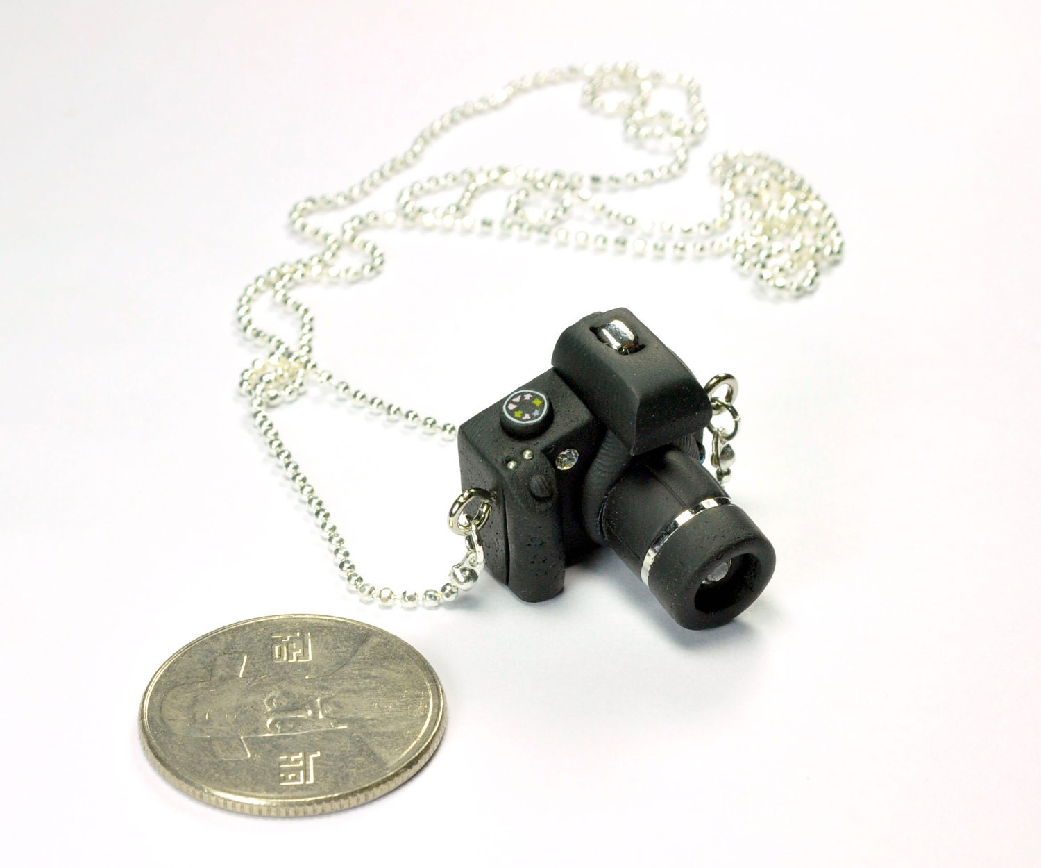 Personalized Canon 600D Camera miniature necklace