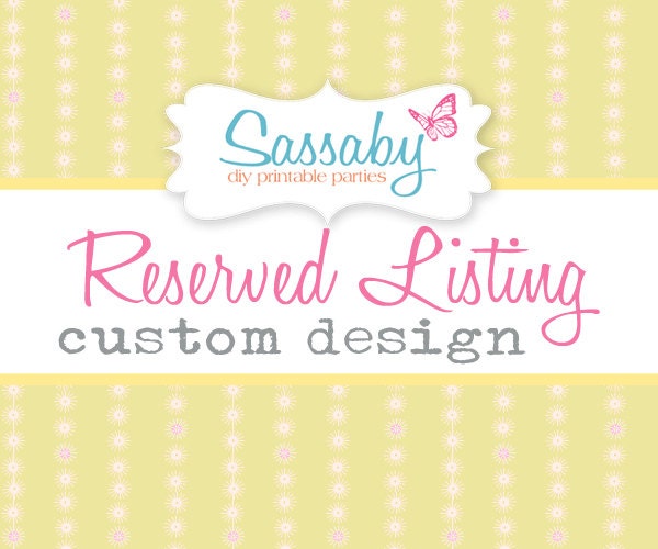 Reserved Listing for meganlg06