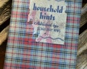 Household Hints circa 1933
