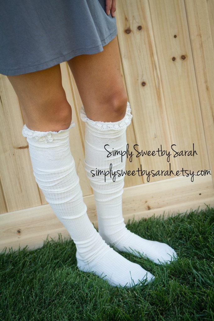 womens over the knee boot socks