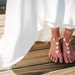 Barefoot Sandals IVORY Heart, Valentine's Day gift, wedding accessory