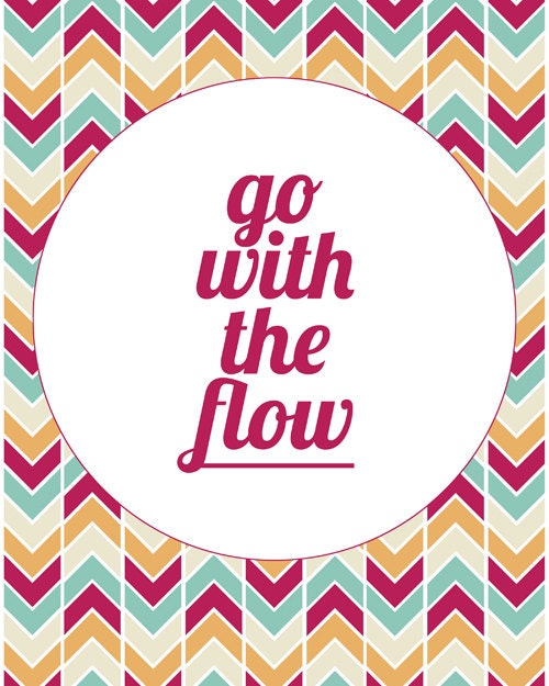 Go with the Flow 10 x 8 inch Art Print SALE buy 2 get 3