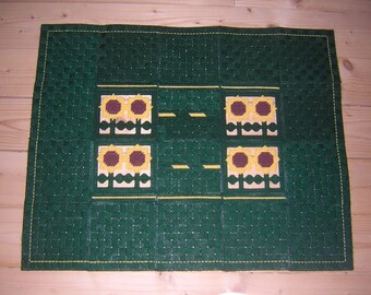 Area Rug Sunflowers