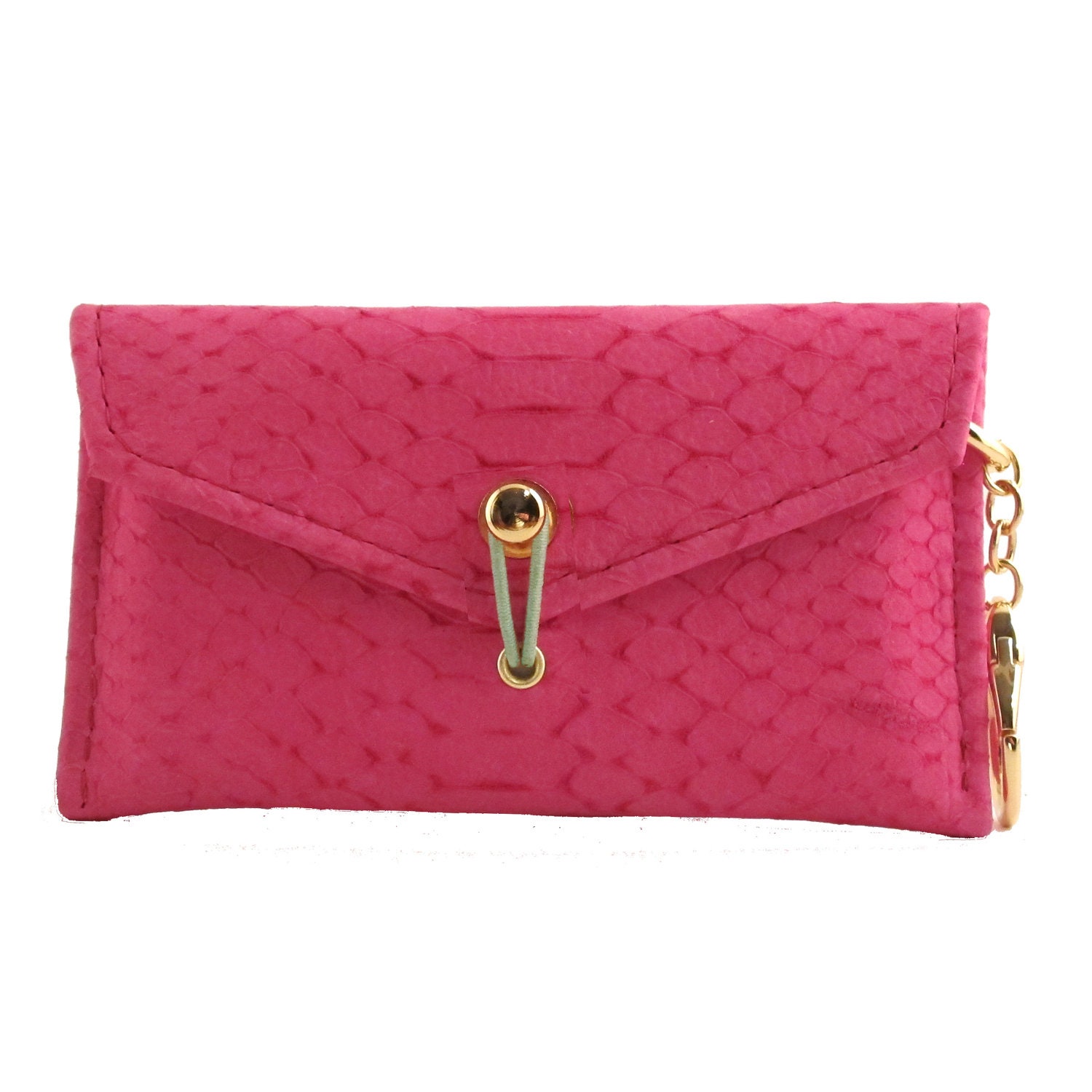 d.nvlp phone case & key chain (pink w. gray detail)