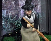 Softsculpture doll - Granny Ginny, the Witch.