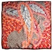 Large 1960s Psychedelic Folk Paisley Scarf