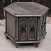 Dark Gray and Black Side/End Table