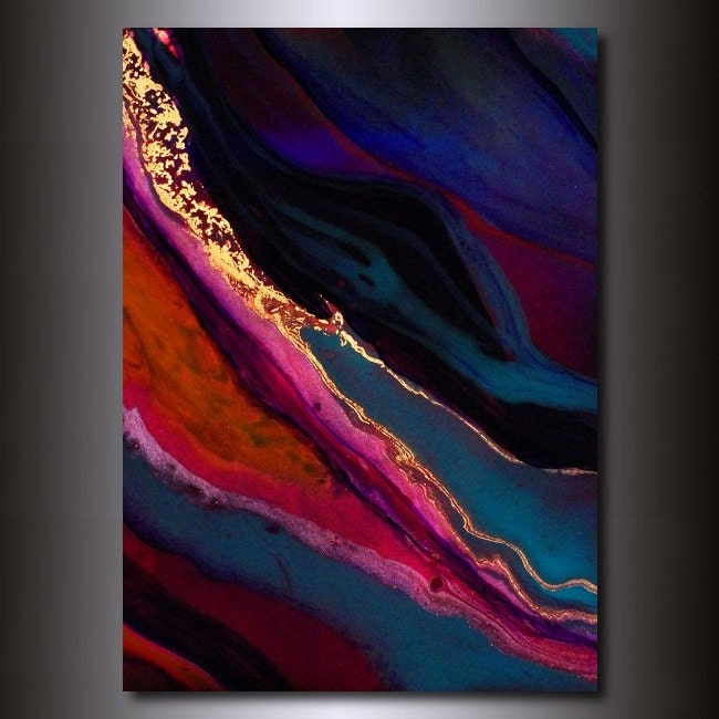 5x7 Print: Jewel Tone Abstract