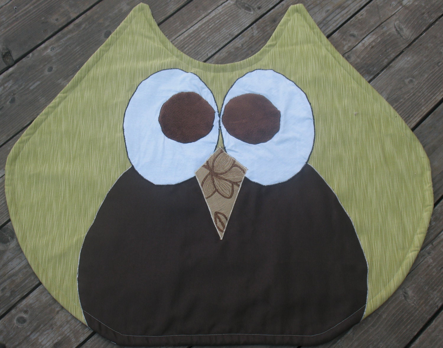 Owl Play Mat- Lots of Textures - Whoo Wants to Play