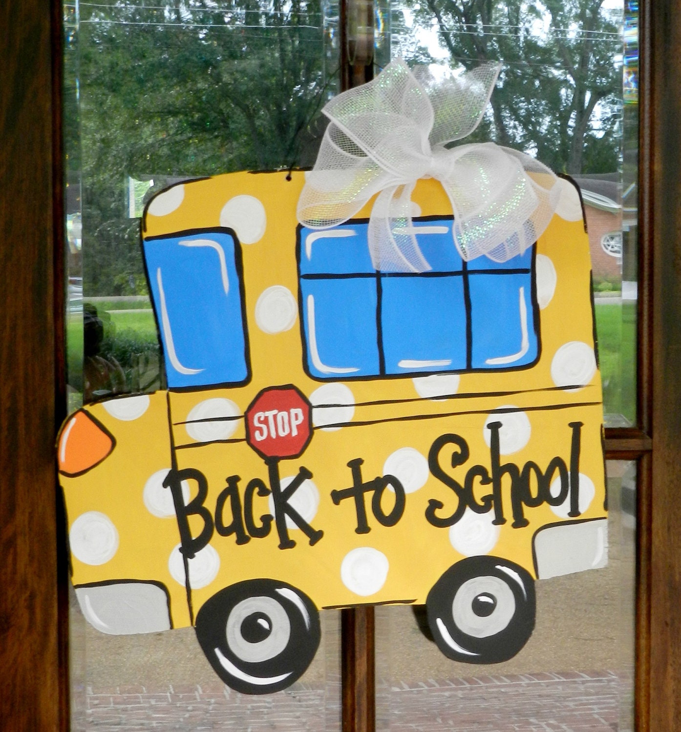 Back to School Bus Door Hanger