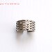 SALE summer fashion - Perforated Heart Ring in Stainless Steel. heart fashion, 3D Printed modern jewelry