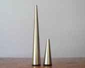 Danish Modern Stainless Salt / Pepper Shaker Set