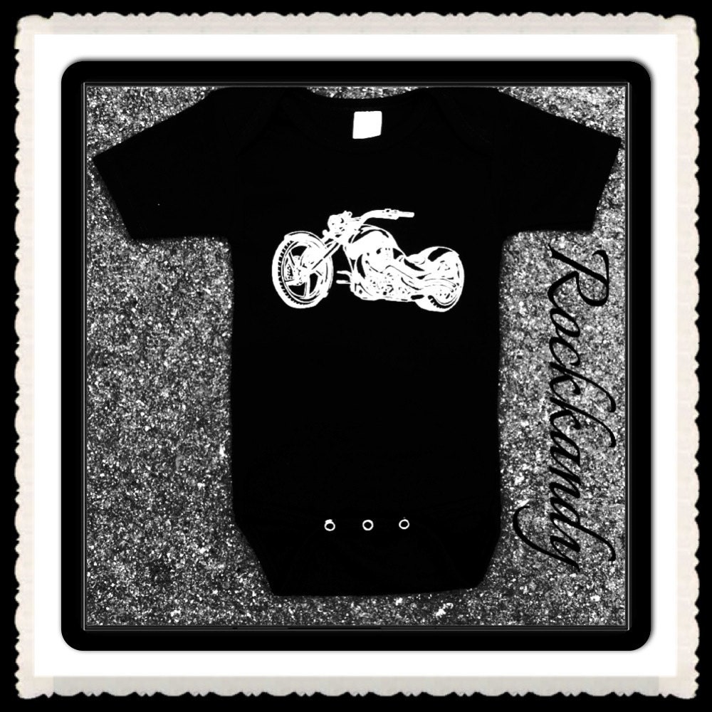 Born To Ride Black Onesie or Shirt
