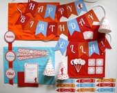 ELMO Birthday Party Pack, Elmo's World, You Print