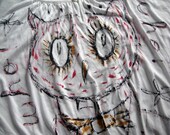 who, original hand-painted women's blouse