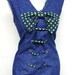 WHOLESALE: XS/S/M - VINTAGE 50s 60s Mad Men Polka Dots Bow Tie Mod Shift Dress