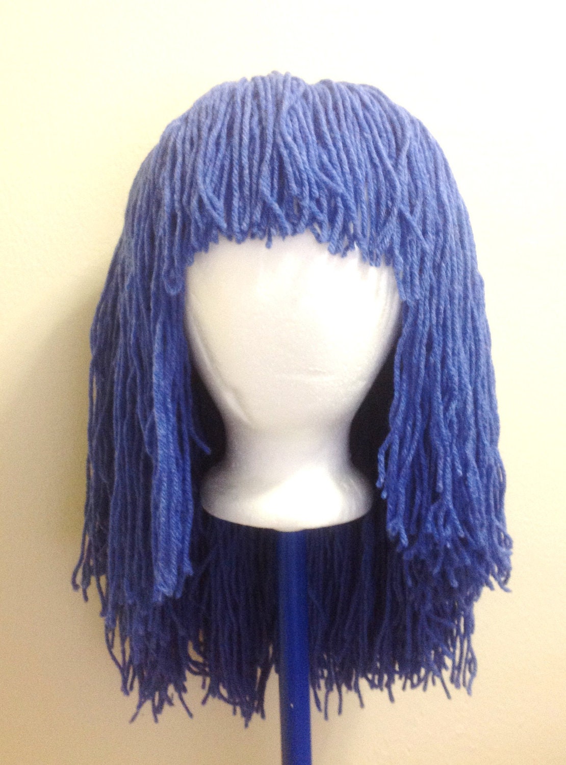 Handmade Crochet yarn Hair wig Pattern Tutorial by SueStitch