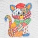 Quilt Cat Kitty Patchwork Baby Blanket