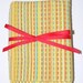 Travel Organizer Roll in Multi-Striped YELLOW...great gift....free shipping