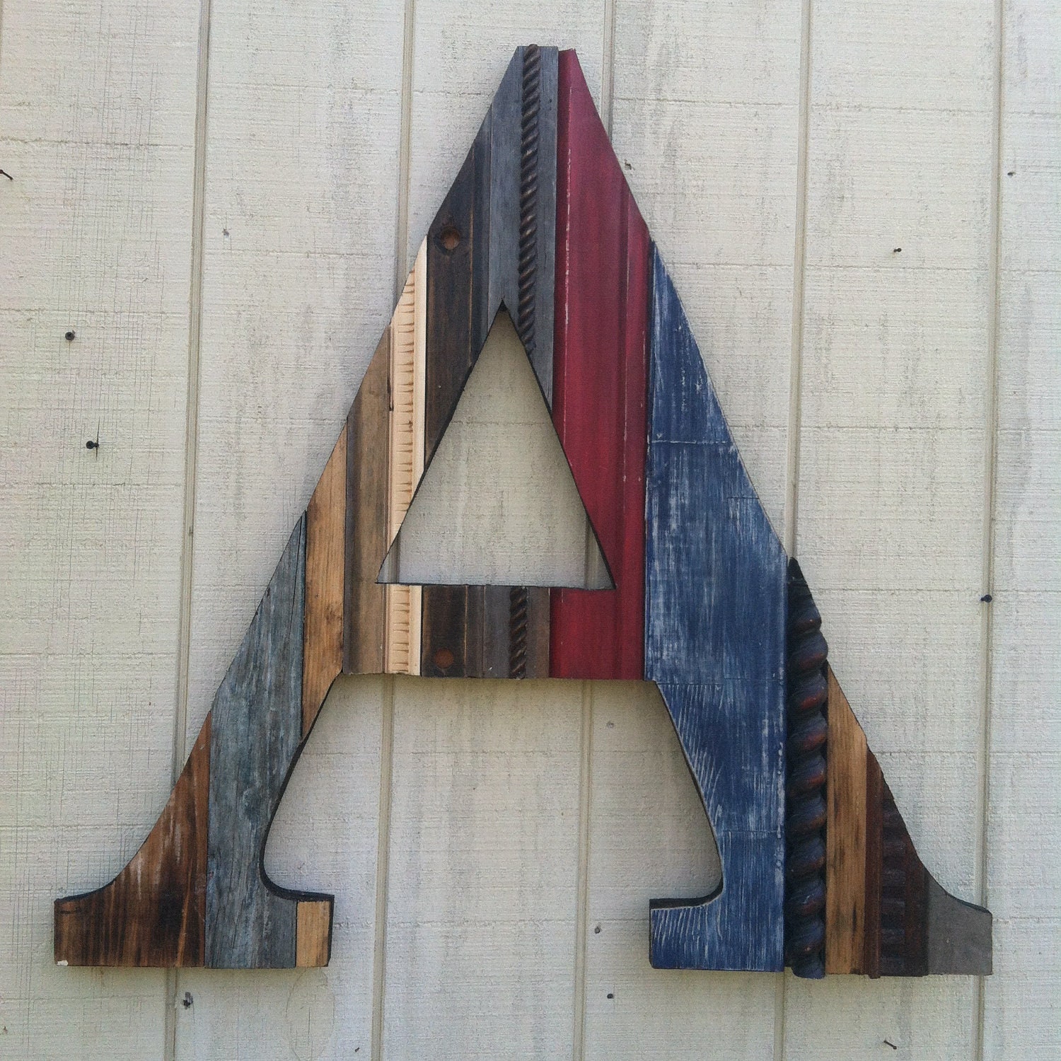 3ft. Upcycled Letter A or any letter of your choosing