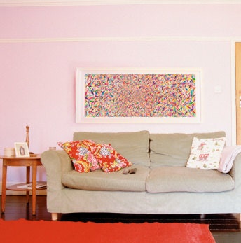 Sale - Buy 2 Get 1 Free - Petalled - Large Art Print Poster- 20x48  - Open Edition - abstract, nature