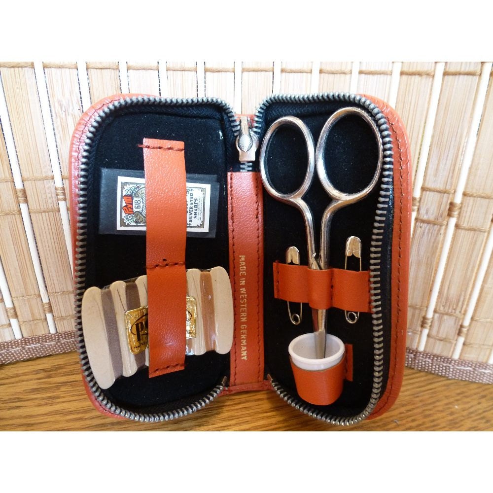 Items similar to Vintage Travel Sewing Kit, Western Germany on Etsy