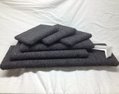Cat Wall Shelf Carpeted (set of 1 large, 2 medium and 3 small shelves)