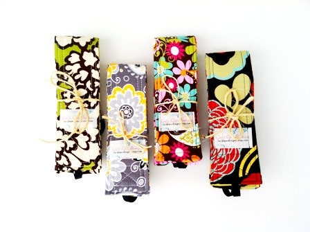 Designer Camera Strap... Mocca Fowers... Great Gift Idea