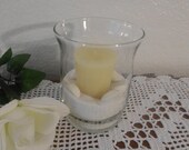 Beach Cottage Glass Votive Destination Wedding Decoration Sand Seashell Decor Summer Decoration Coastal Seaside Spa Island Home Decor Favor