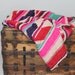 60s Mexican Rug Blanket Wool Ducks Pictoral Brightly Colored Pinks Ethnic Tapestry
