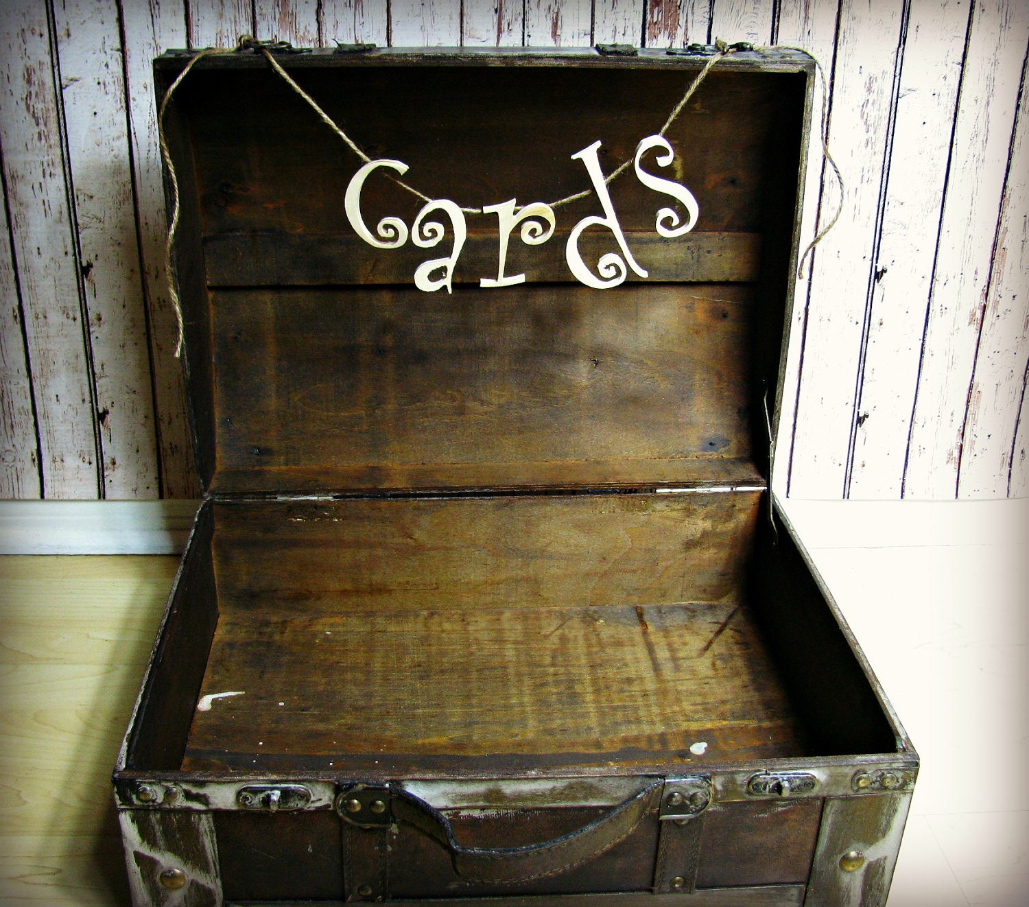 XL-Wedding Card Holder-Wedding Card Box- Trunk-Large Trunk and CARD SIGN