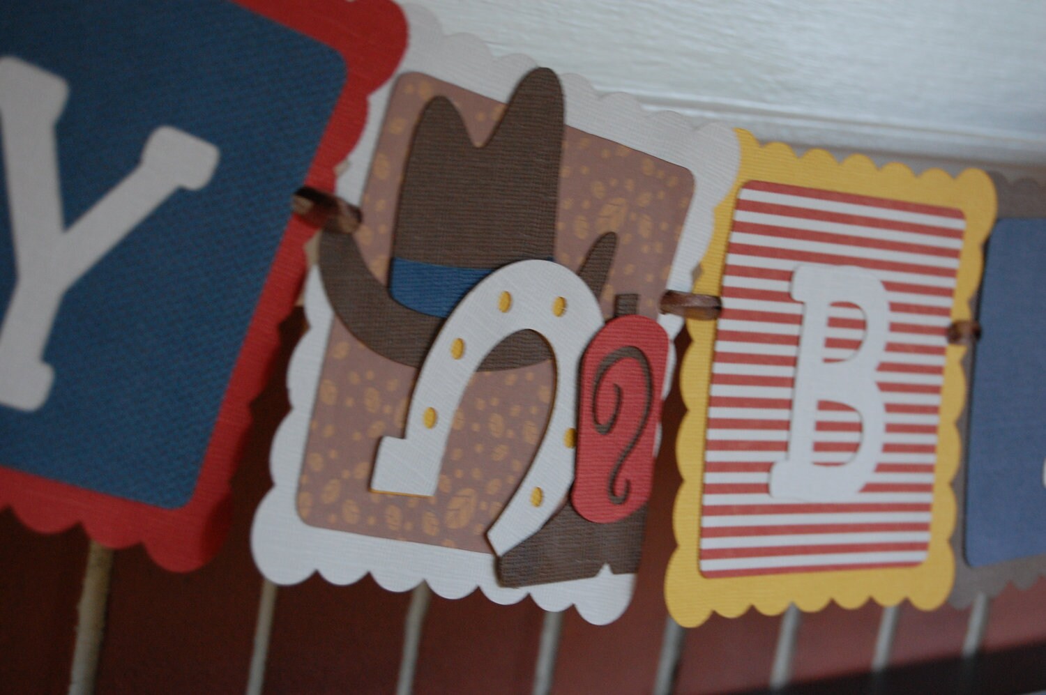 Cowboy Happy Birthday Banner, Cowboy Party, Cowgirl Birthday Banner, Cowboy Theme, Il_570xn