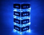 Upcycled Lighting Free Shipping Blue Mixtape Light Cassette Tape Lamp LED Mood Light Music Lover 80s 90s Il_170x135