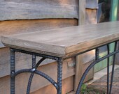 Custom Industrial Coffee Table Sofa Table Side Table Kitchen Island