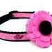 Butterfly Dog Collar 5/8" Pink Dog Collar